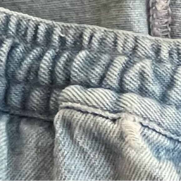 Susan Bristol Long Chambray Denim Maxi Jean Skirt Slit in back Size 8 - Picture 13 of 14